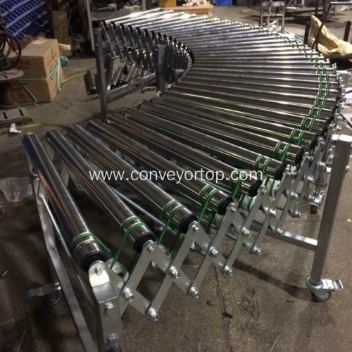 Flexible Turning Conveyor Flexible Roller Conveyors System